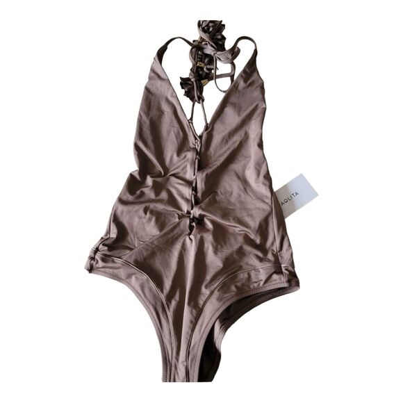 Paolita Siouxsie One Piece Lace‎ Up Bathing Suit Bodysuit Festivals XS NWT - Picture 1 of 6